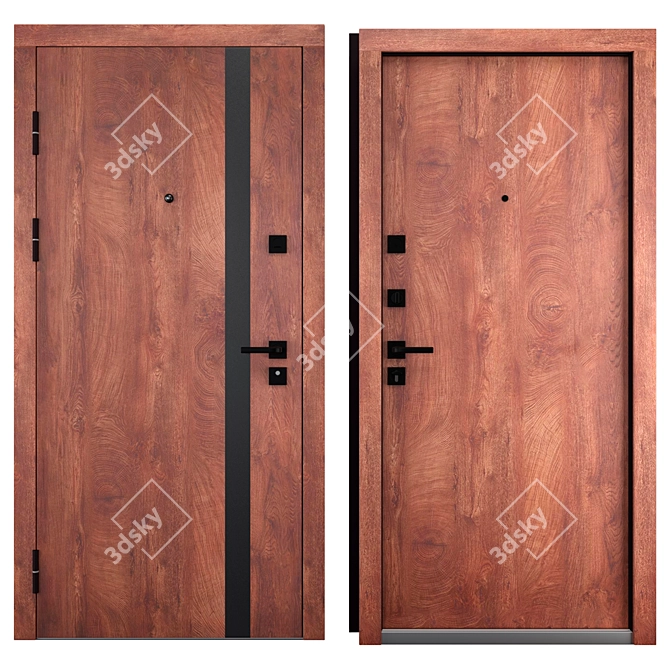 Stella Entry Metal Door (Abvehr) 3D model image 3