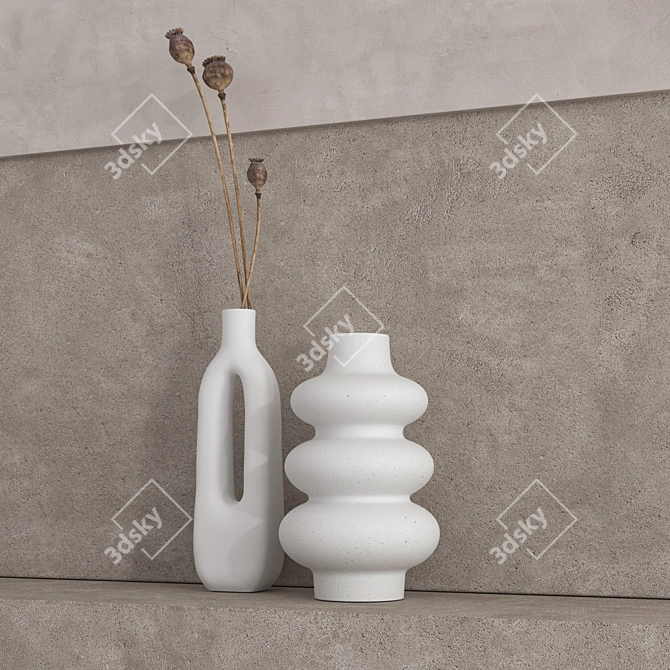 Impression 2G L Fireplace Wall 3D model image 1