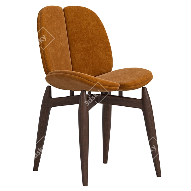 Modern Pulp Chair in Ash 3D model image 4