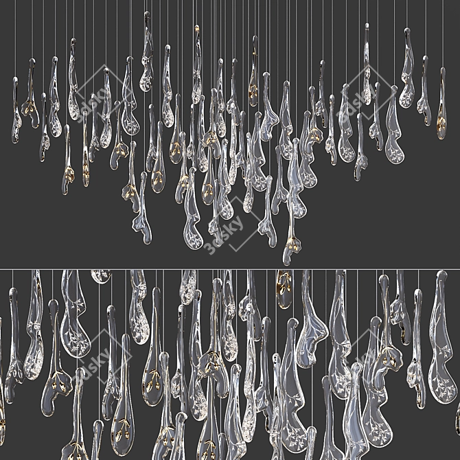 Herbarium Icon Chandelier — Exquisite Lighting 3D model image 1