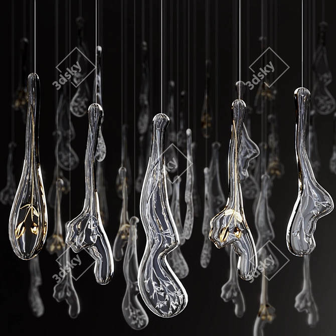 Herbarium Icon Chandelier — Exquisite Lighting 3D model image 2