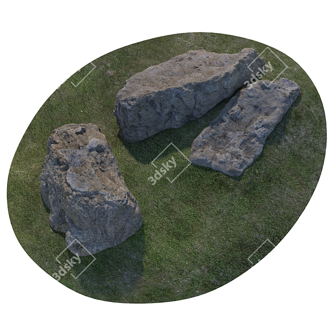 Stone Hill Formation Model 3D model image 3