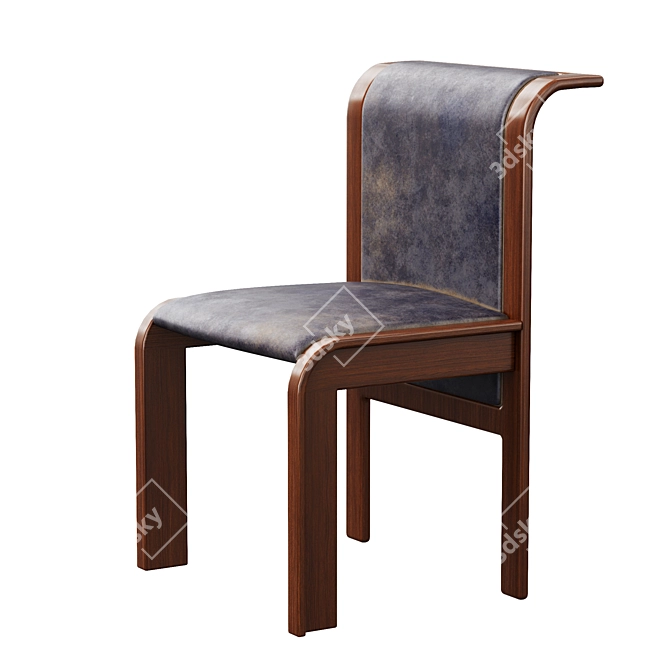 1stDibs Vintage Leather Chair 3D model image 1