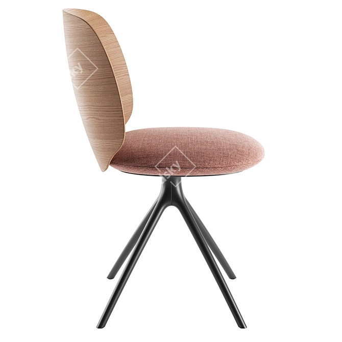 Modern Swivel Chair, MDF Italia 3D model image 3