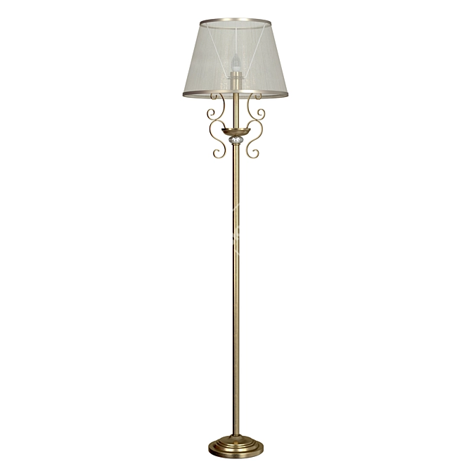 Freya Classic Floor Lamp BZ 3D model image 1