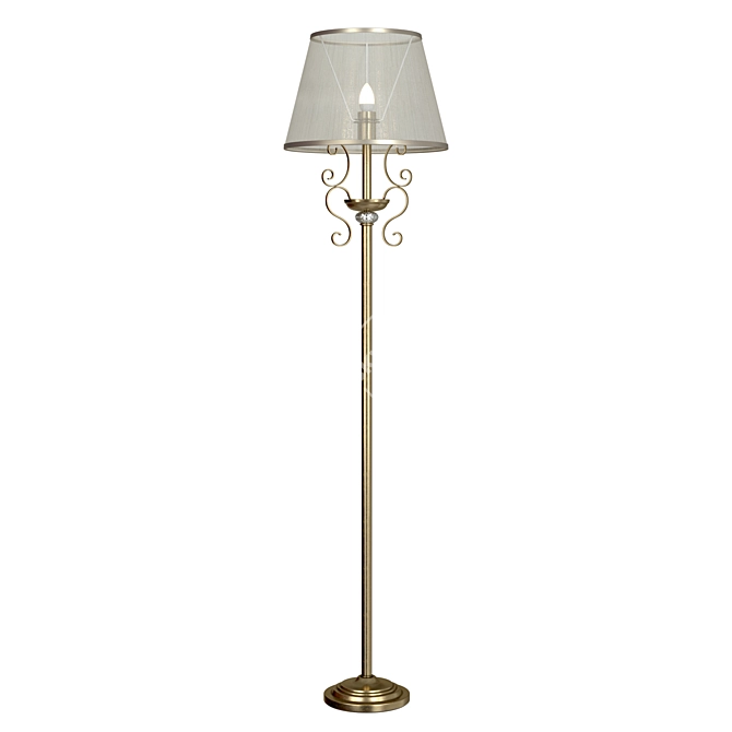 Freya Classic Floor Lamp BZ 3D model image 2