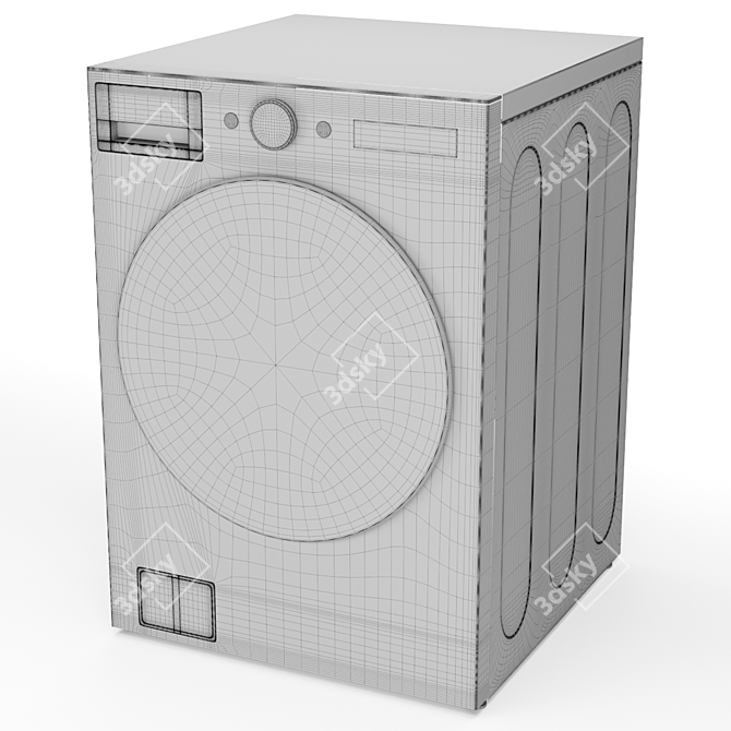 LG WM6700HBA Front Load Washer 3D model image 9