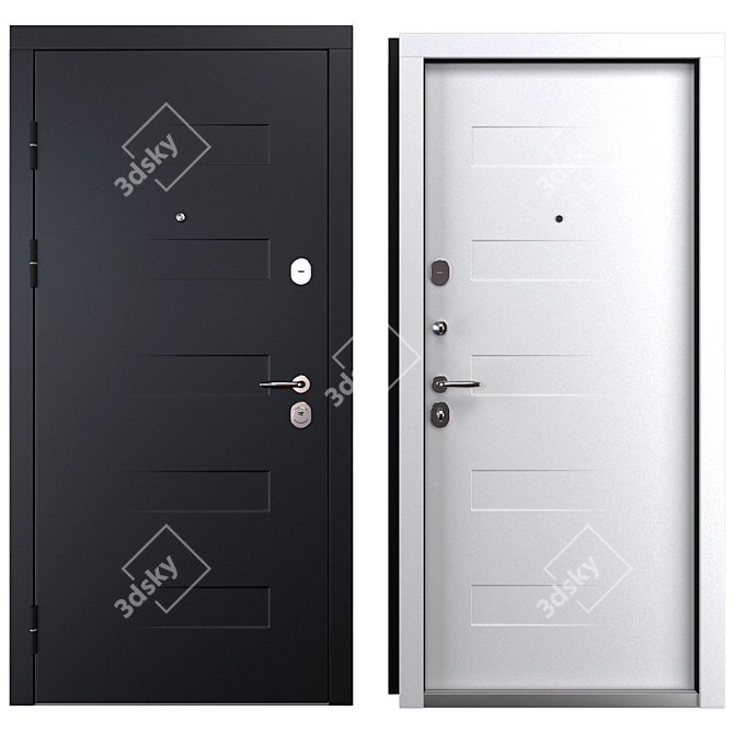 Adelina Metal Door Set (Abvehr) 3D model image 3