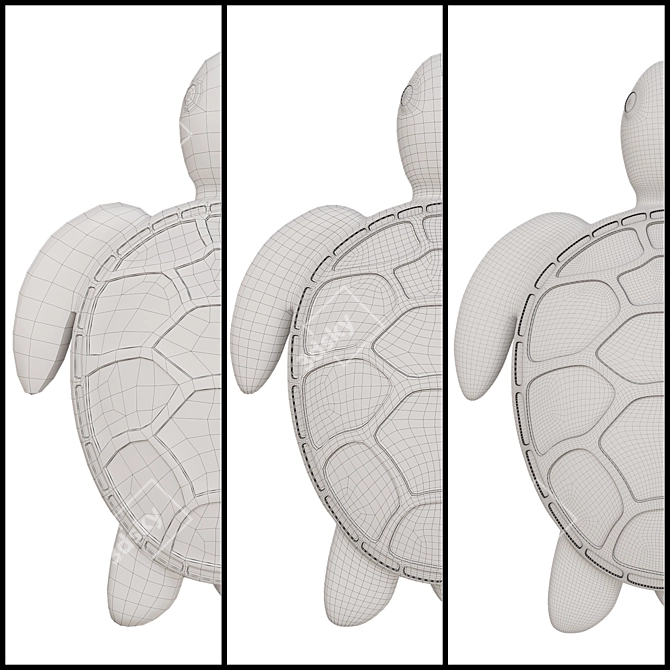 Ikea Turtle LED Wall Lamp 3D model image 4