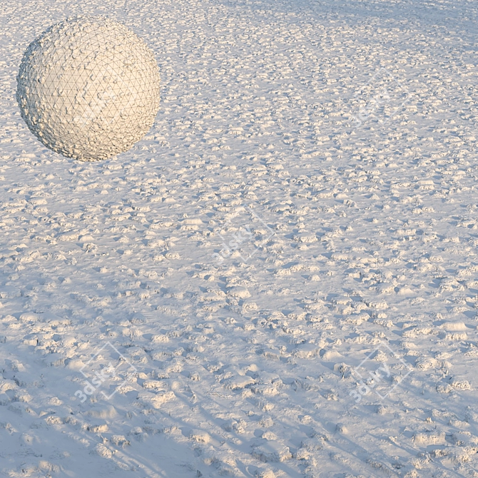 Seamless Snow Texture Pack 3D model image 1