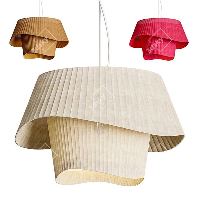  Sleek Coco Pendant Lighting 3D model image 1