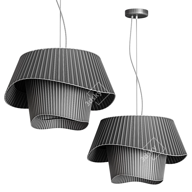  Sleek Coco Pendant Lighting 3D model image 3