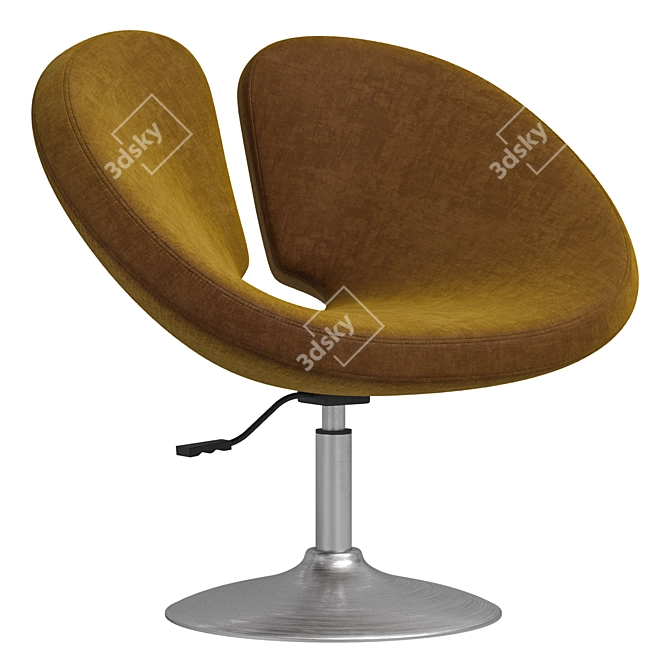 Adjustable Faux Leather Chair 3D model image 3