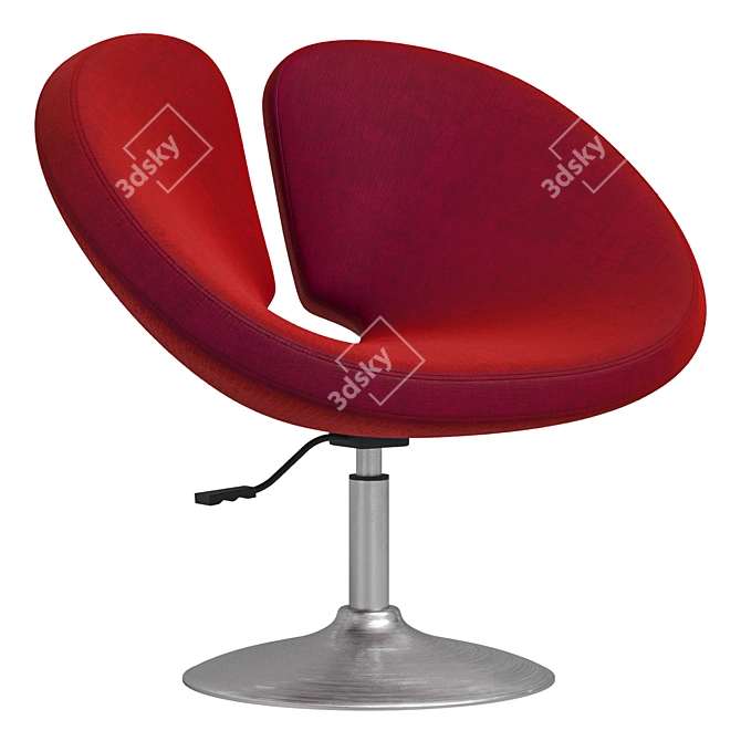 Adjustable Faux Leather Chair 3D model image 4