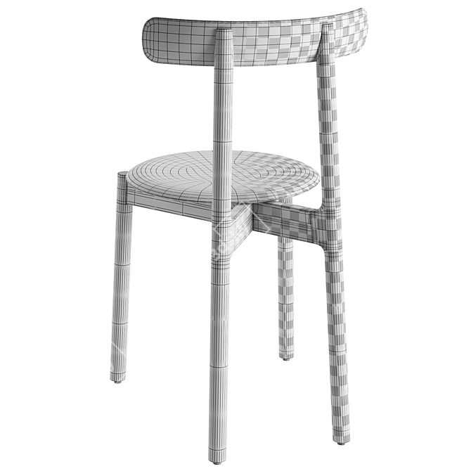 Minimalist Bice Chair Model 3D model image 7