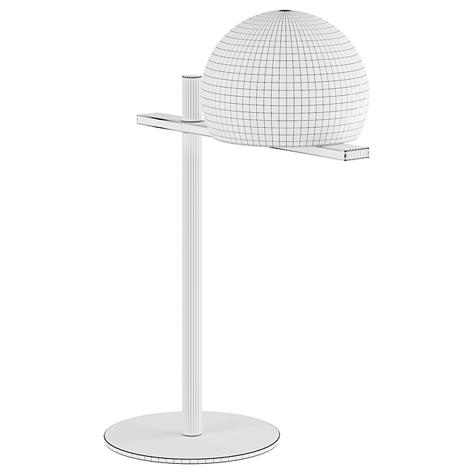 Modern Estiluz Circ Table Lamp 3D model image 3