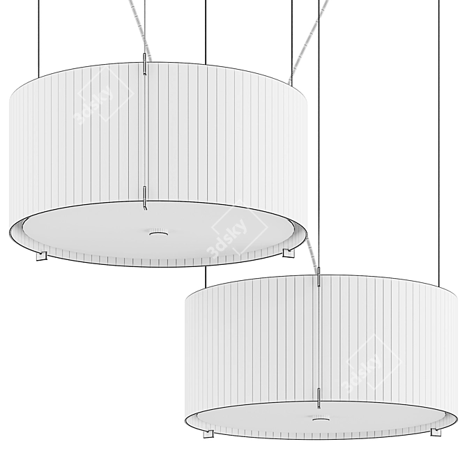  PRANDINA CPL S7 Suspended Lamp 3D model image 3