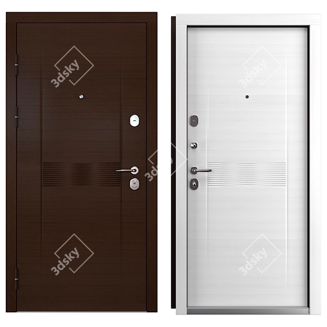 Britana Metal Entry Door (Abvehr) 3D model image 3