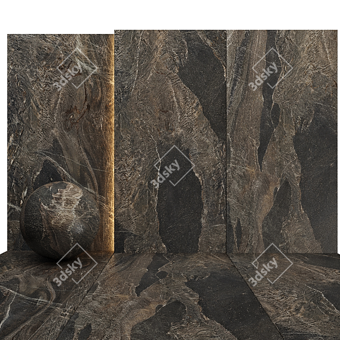 Luxury Marble Texture Set 013 3D model image 4