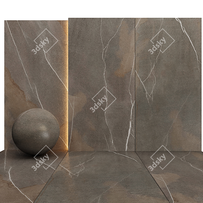 Luxury Marble Texture Set 013 3D model image 5