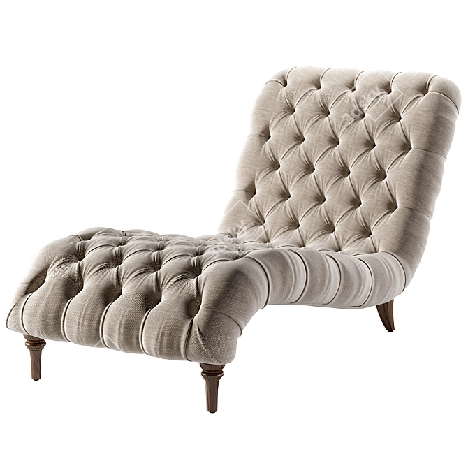 Audrey Chaise 393540 Polys Rendrer 3D model image 3