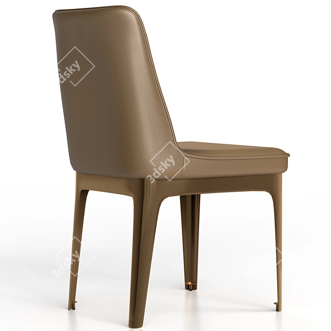 Elegant Dining Chair by Garda Decor 3D model image 5