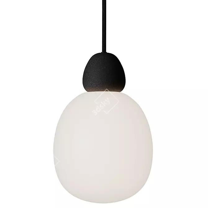 BELID Buddy Pendant Light Black 3D model image 1