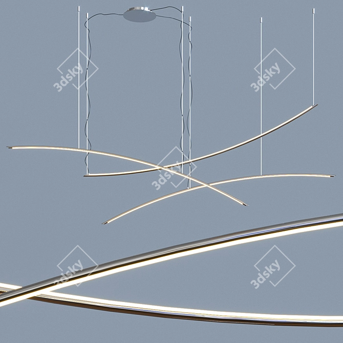 Cattelan Italia Katana Round Table 3D model image 6