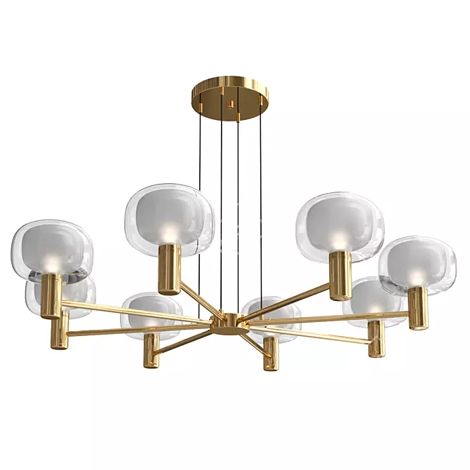 Modern Pendant Ceiling Light Fixture 3D model image 1