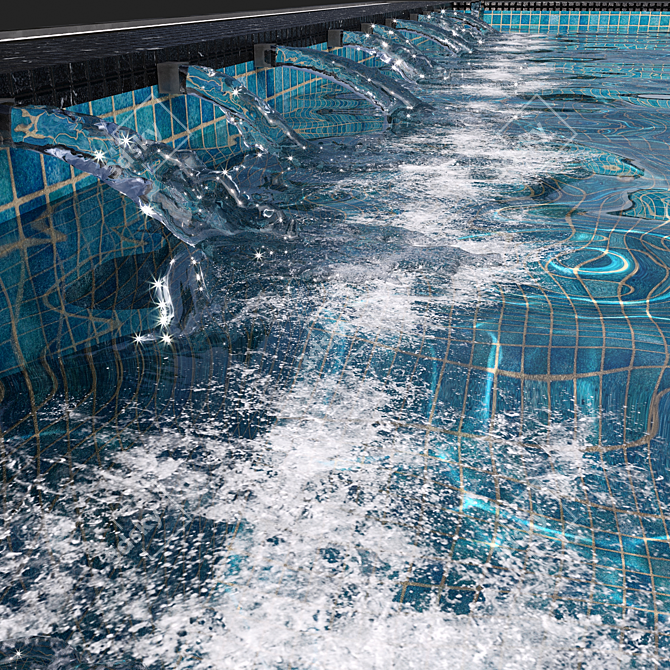 Swimming Pool NO74: Caustic Visualization 3D model image 4