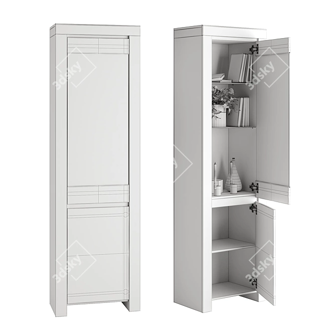 Vittoria Display Cabinet 3D model image 6