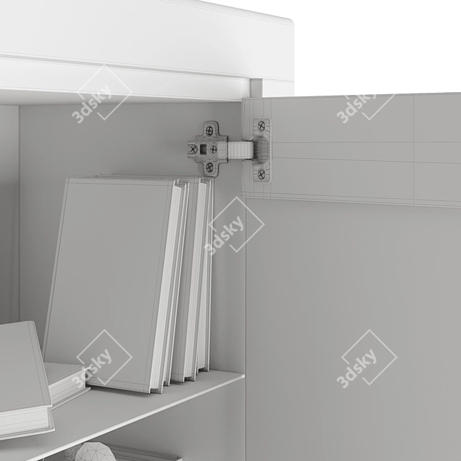 Vittoria Display Cabinet 3D model image 14