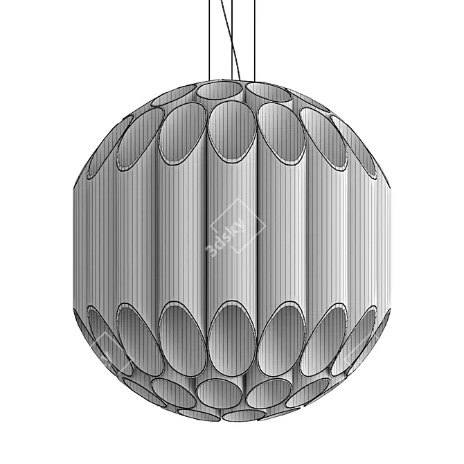 Lightstar Siena Pendant Chandelier 3D model image 2