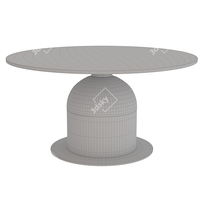 Modern Wine Glass Coffee Table 3D model image 2