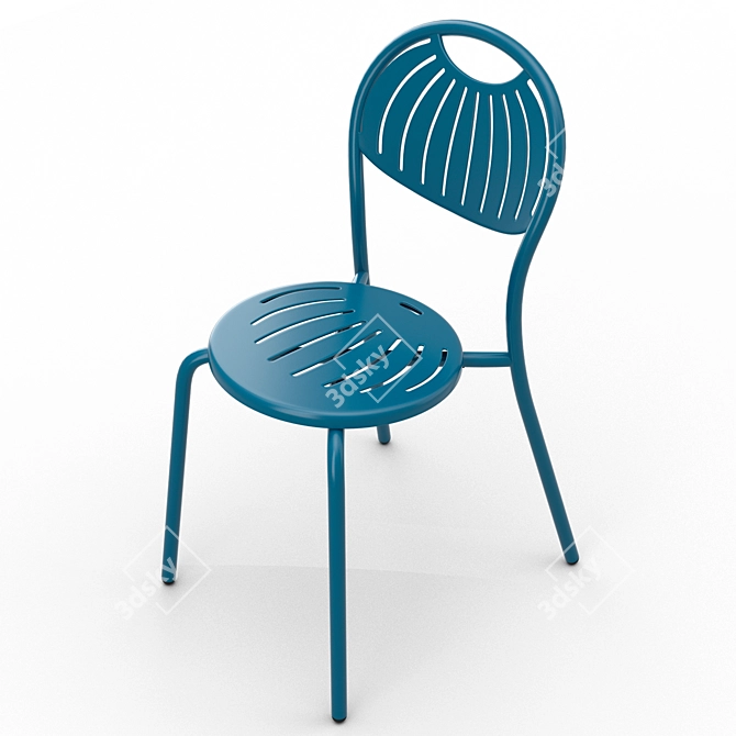 COUPOLE Steel Barstool - D22 x 1.5 Profiles 3D model image 8