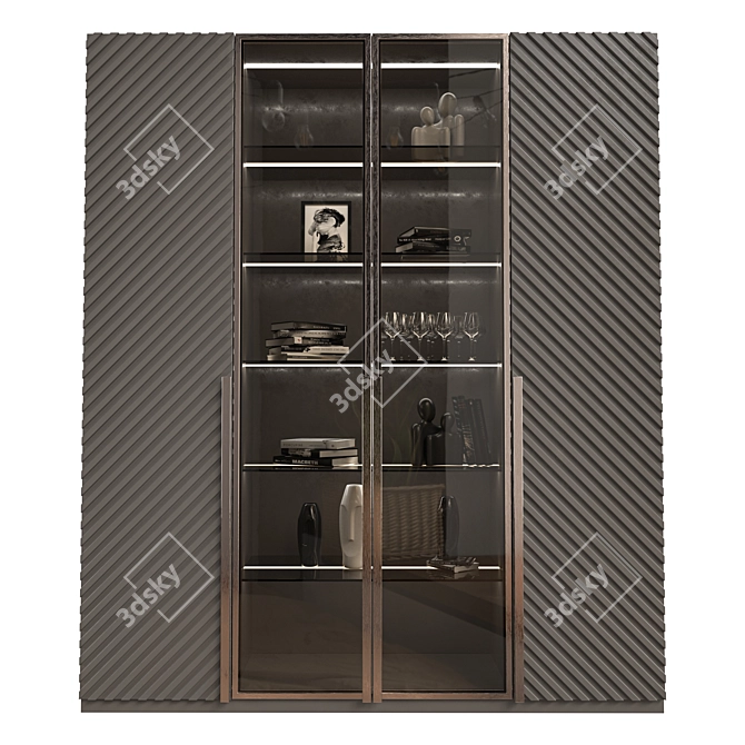 Title: Poly Conversion Cupboard 3D model image 2