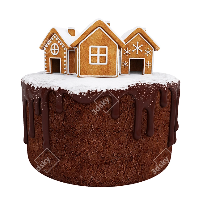 Festive Cake Collection | 3D Models 3D model image 4