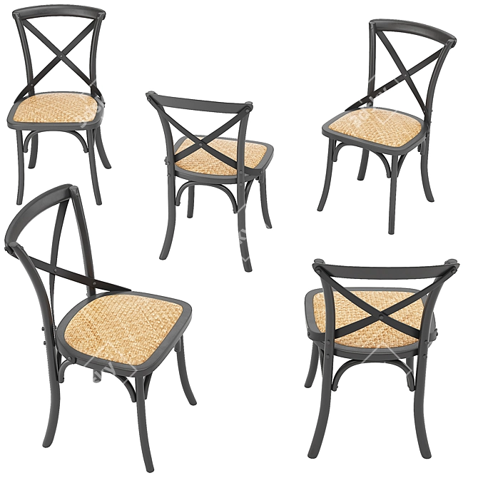 Modern Silvie 2 Chair Design 3D model image 6