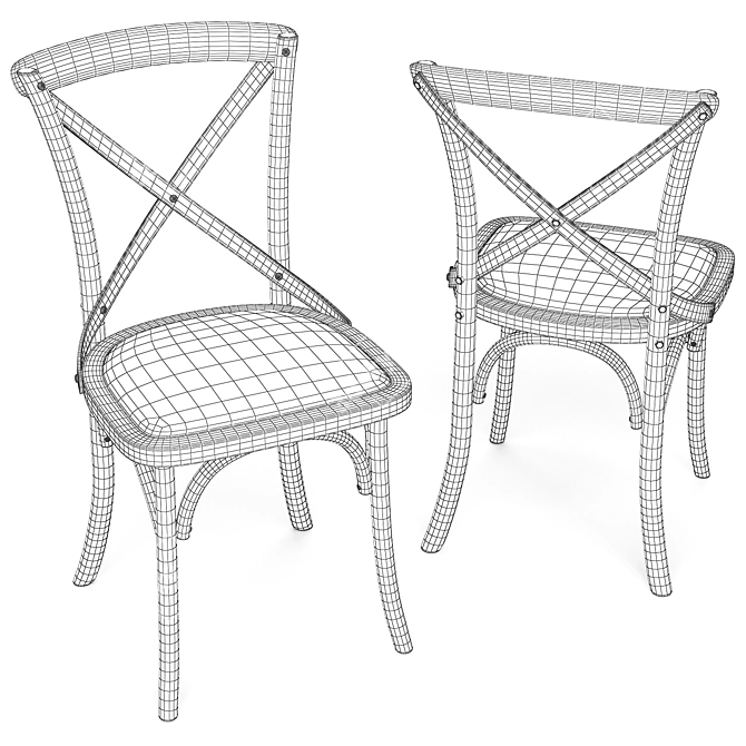 Modern Silvie 2 Chair Design 3D model image 7