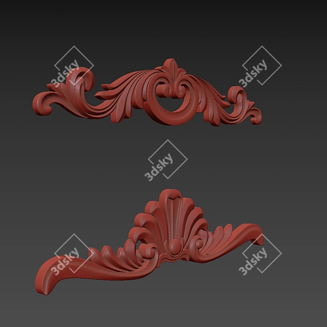 3D Max Ornament Modeling Kit 3D model image 6