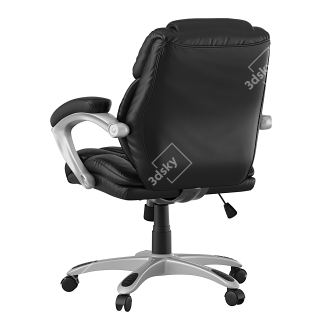 Executive Leather Office Chair 3D model image 3