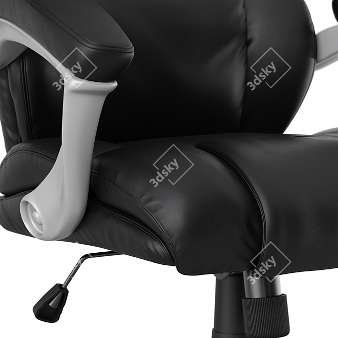 Executive Leather Office Chair 3D model image 4