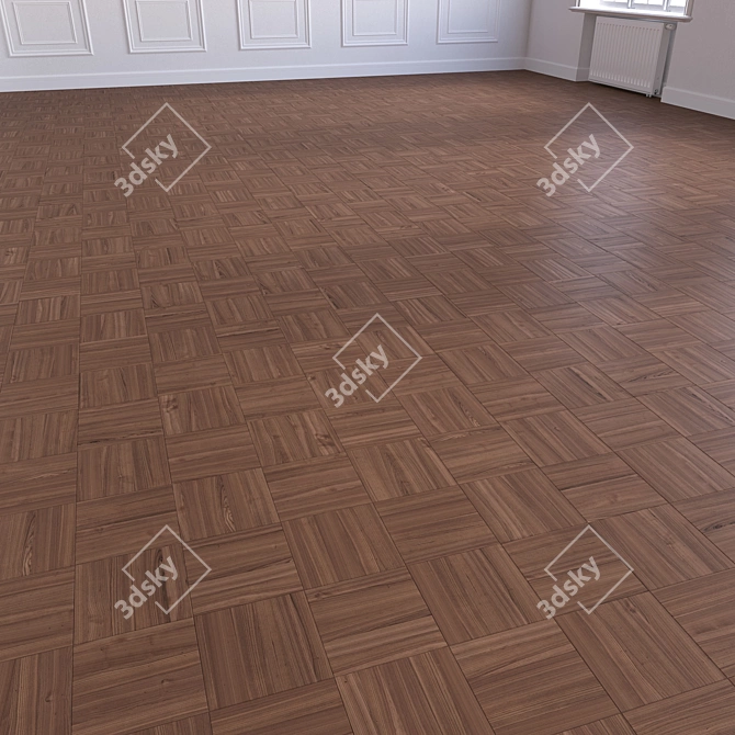 Versatile High-Quality 3D Wooden Floor 3D model image 3