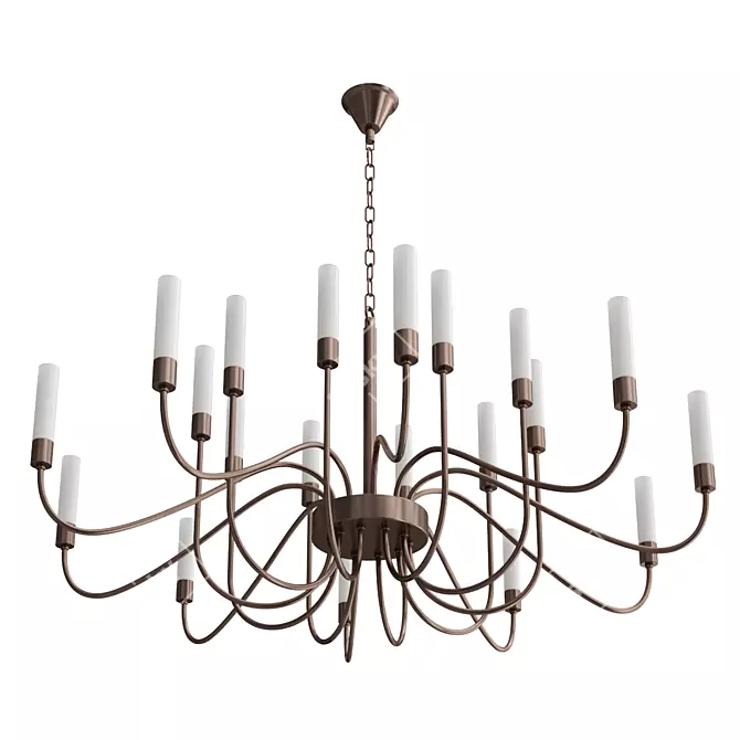 Pendant Chandelier Light Fixture 3D model image 1