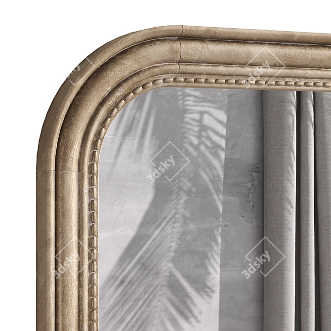 Mango Wood Mirror Afsan 3D model image 8