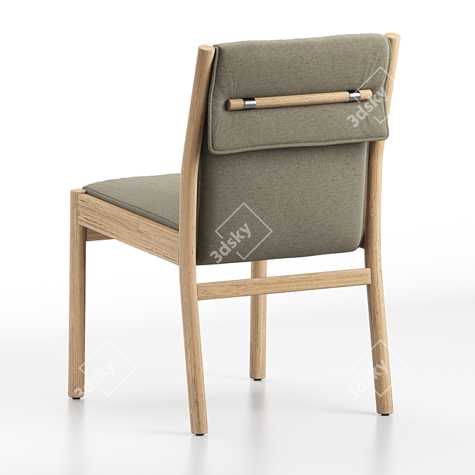 Hito Feature Dining Chair, Olive 3D model image 4