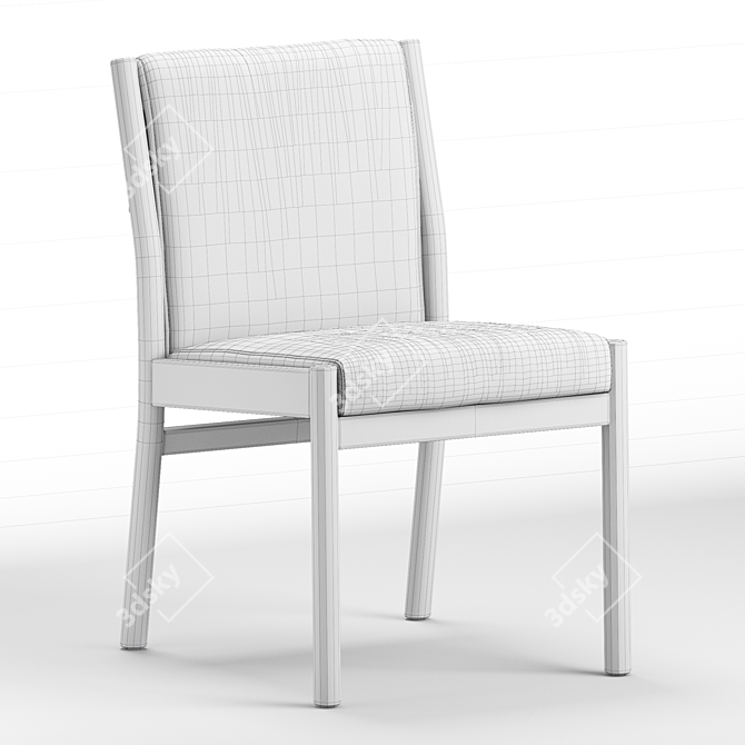 Hito Feature Dining Chair, Olive 3D model image 5