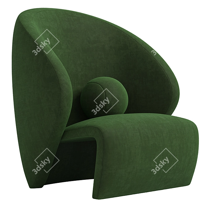 Unique 2014 Designed Sofa Set 3D model image 3