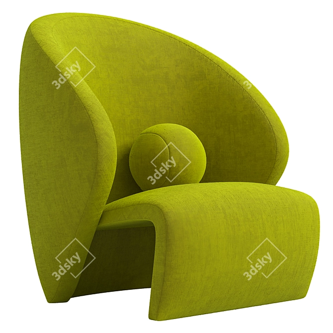 Unique 2014 Designed Sofa Set 3D model image 5