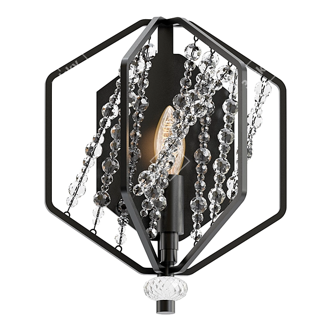 Varaluz Chelsea Carbon Wall Sconce 3D model image 1